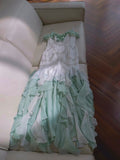 Elegant Mermaid Spaghetti Straps Sleeveless Chiffon Long Evening Party Gowns Evening Formal Dresses Prom Dress HZ1121