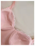 Pretty Ball Gown Sweetheart Sleeveless Satin Pink Summer 16th Birthday Dresses For Teens Hoco Dress Mini 18th Birthday Outfit Cocktail Dresses For Women HZ1121