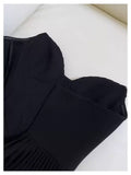 Elegant A line Spaghetti Straps Black Chiffon Sleeveless Long Evening Party Gowns Evening Formal Dresses Prom Dress HZ1121
