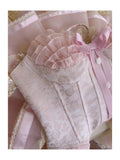 Trendy Ball Gown Spaghetti Straps Pink Lace Sleeveless Formal Short 8th Grade Homecoming Dress Summer Middle School Hoco Dresses Cocktail Dress Birthday Outfits HZ1121