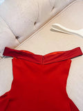 Trendy A line Off The Shoulder Satin Red Formal Short 8th Grade Homecoming Dress Summer Middle School Hoco Dresses Birthday Outfits HZ1121