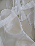 Elegant A line Straps White Lace Sleeveless Long Evening Party Gowns Evening Formal Dresses Prom Dress HZ1121