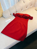 Trendy Sheath Off The Shoulder Red Formal Short 8th Grade Homecoming Dress Summer Middle School Hoco Dresses Cocktail Dress Birthday Outfits HZ1121
