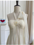 Pretty A line Halter Chiffon Short 8th Grade Homecoming Dress Summer Middle School Hoco Dresses Cocktail Dress Birthday Outfits HZ1121