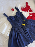 Pretty A line Square Lace Short Homecoming Dress Summer Middle School Formal 8th Grade Hoco Dresses Summer Holiday Dress Birthday Outfits HZ1121