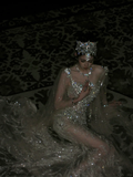 Pretty Wedding Dress Mermaid Sequin White Long Luxury Wedding Dresses Bridal Gowns Brides Gown HZ1121