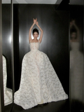 Modest Wedding Dress Ball Gown Square Neck Lace Summer Long White Wedding Dresses Bride Dress Bridal Gowns HZ1121