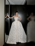 Modest Wedding Dress Ball Gown Square Neck Lace Summer Long White Wedding Dresses Bride Dress Bridal Gowns HZ1121