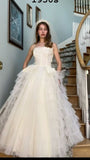 Retro Ball Gown Strapless Sleeveless Multi Layers Tulle Wedding Dress Wedding Dresses Princess Wedding Gowns HZ1121