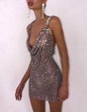 Sexy Sheath Straps Gray Sequin Grad Dress Inspo Short Mini Formal 8th Grade Homecoming Dresses High School Hoco Court Dress Graduation Dress Cocktail Dress Birthday Outfits HZ1121