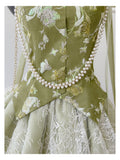 Vintage Ball Gown Spaghetti Straps Green Satin Grad Dress Inspo Short Mini Formal 8th Grade Homecoming Dresses High School Hoco Court Dress Graduation Dress Cocktail Outfits HZ1121