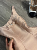 Cute A line Scoop Pink Satin Short Mini Formal 8th Grade Homecoming Dresses Middle School Short Cocktail Dress Hoco Outfits HZ1121