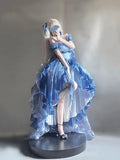 Vintage Ball Gown Off The Shoulder Half Sleeves 21st Birthday Dress Lolita Dress Blue Long Birthday Outfits HZ1121