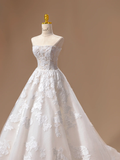Princess Wedding Dress Ball Gown Strapless Lace White Long Wedding Dresses Bridal Gowns HZ1121