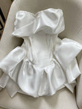Cute A line White Short Homecoming Dress Summer Hoco Dresses Cocktail Dress For Senior Teens HZ1121